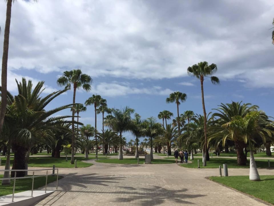 Sicht von der Reception nach vorne zum Meer Hotel Riu Gran Canaria