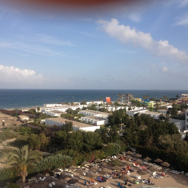 Blick vom Zimmer Royal Jinene