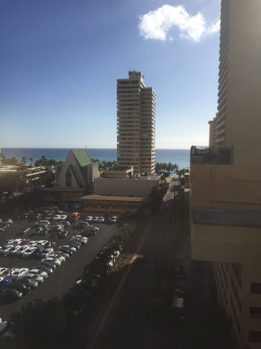 View from the balcony Hilton Waikiki Beach