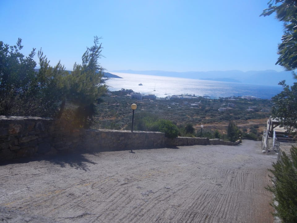 Schlechter steiler Weg Elounda Residence Resort & Waterpark