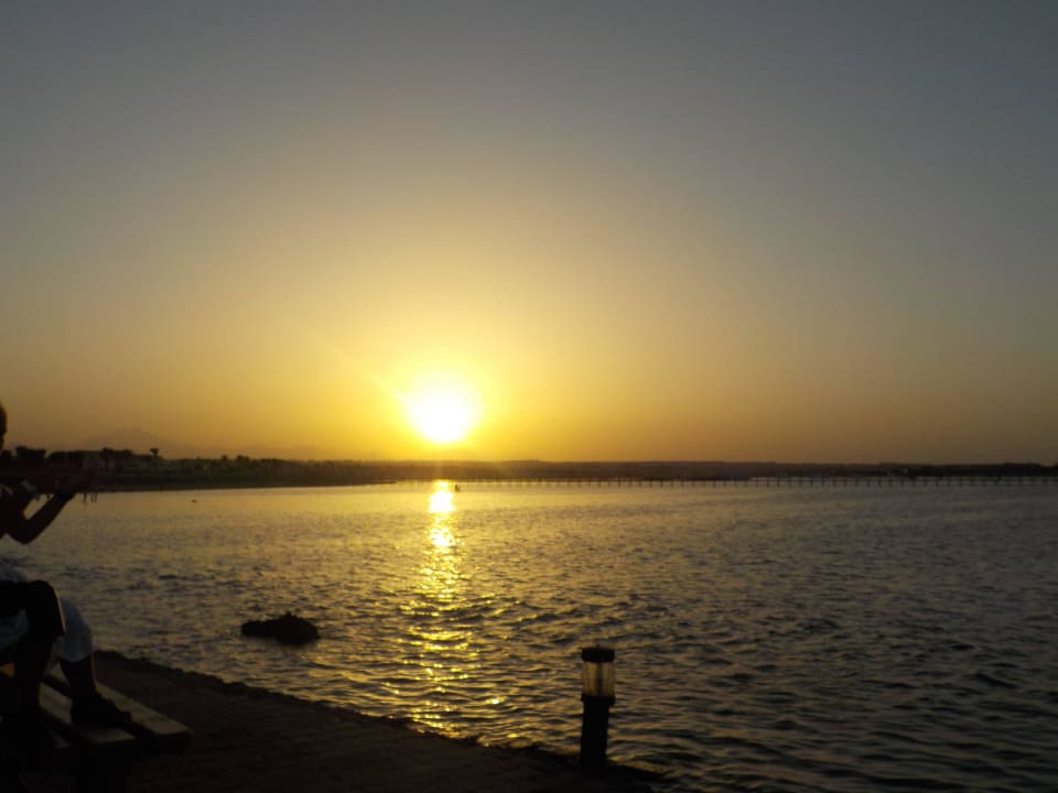 Sonnenuntergang am Beach Stella Garden Resort & Spa, Makadi Bay