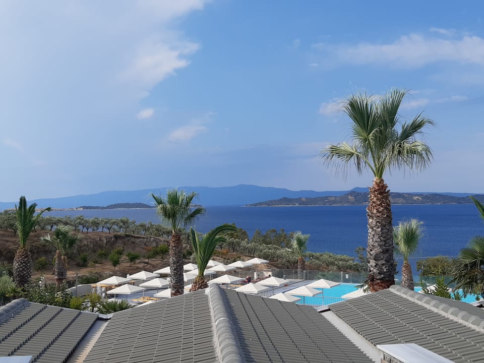 Ausblick Akrathos Beach Hotel