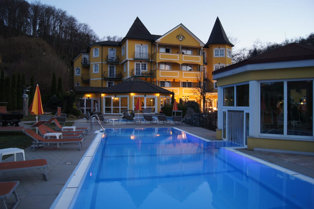 Vom Pool zum Hotel Schlössl Hotel Kindl