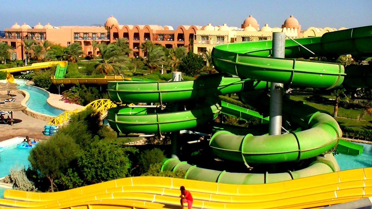 Widok aquaparku Hotel Titanic Palace