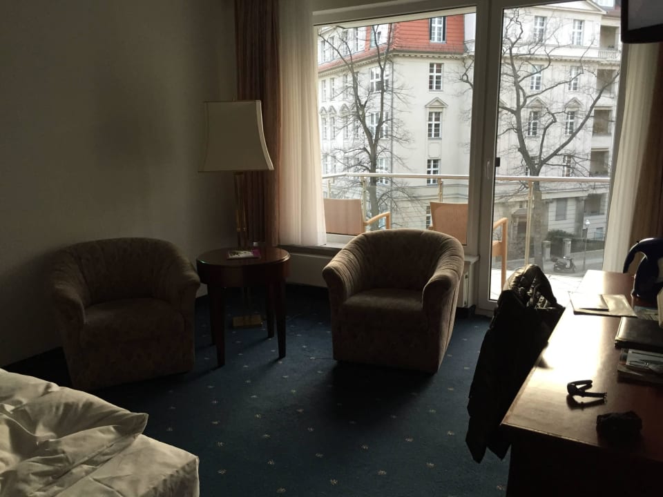 Blick auf den Balkon Bernstein Villa Kastania