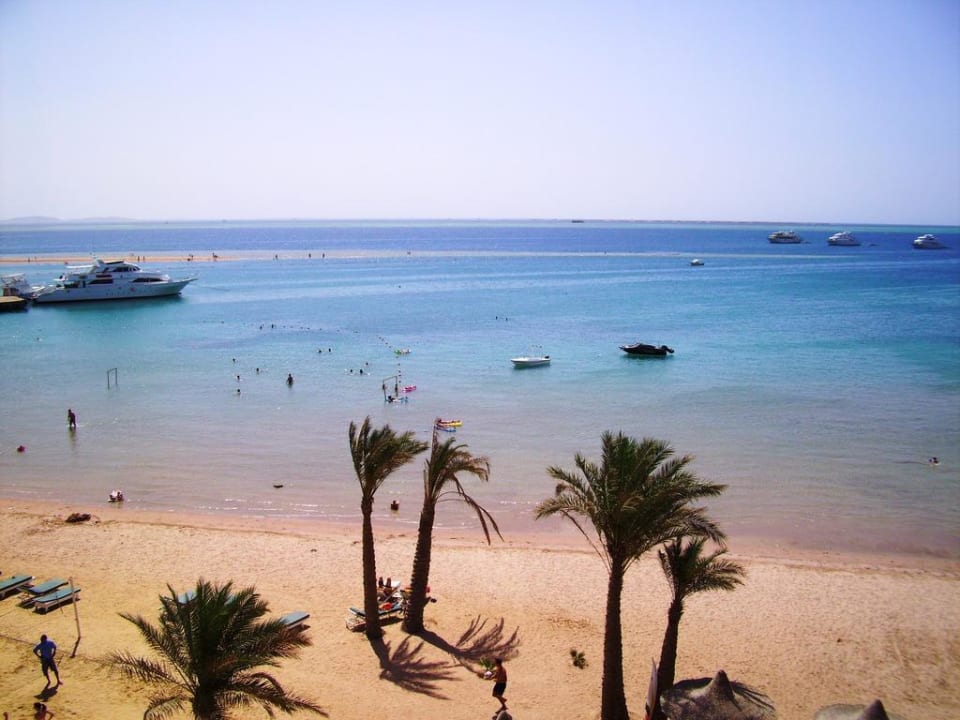 Vom Dach des T-Block aus Giftun Azur Resort