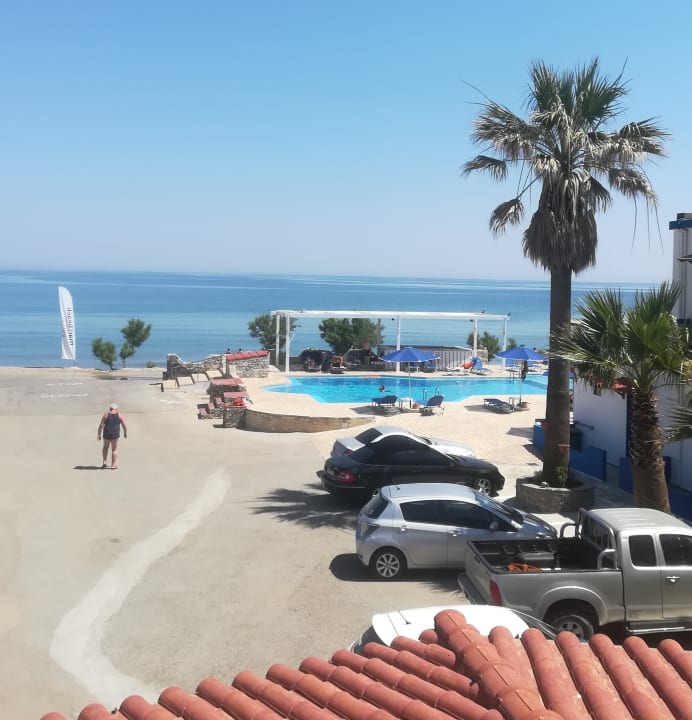 Ausblick Casa Di Notos Beach Hotel