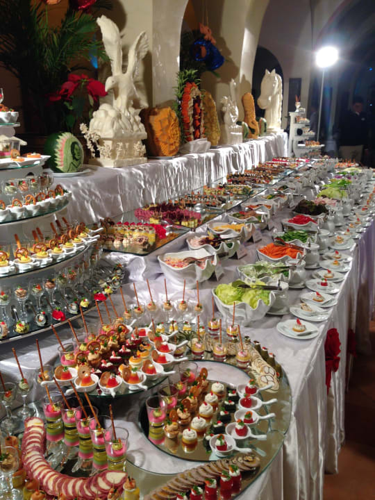 Weihnachtsbüffet ohne Worte Jaz Makadi Oasis Resort