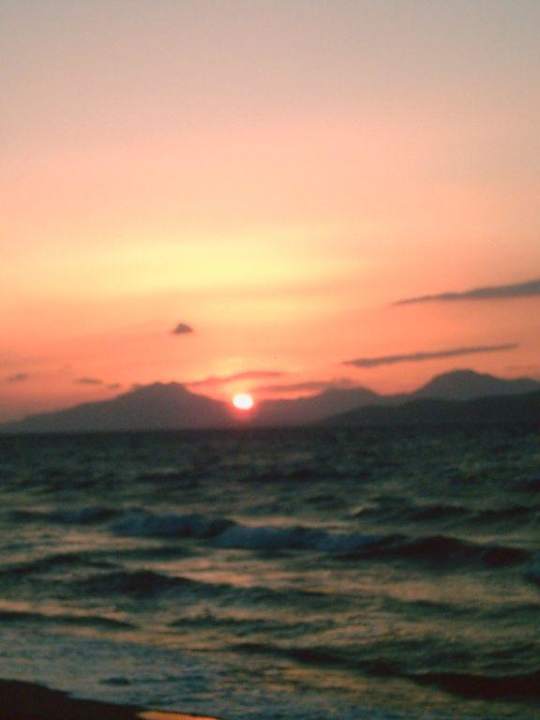 Sonnenuntergang!  Hotel Zorbas Beach