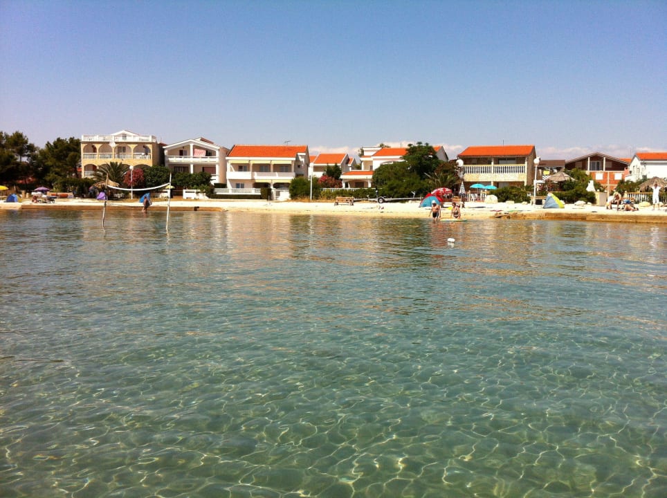 Blick vom Meer  Villa LIEX und NADA
