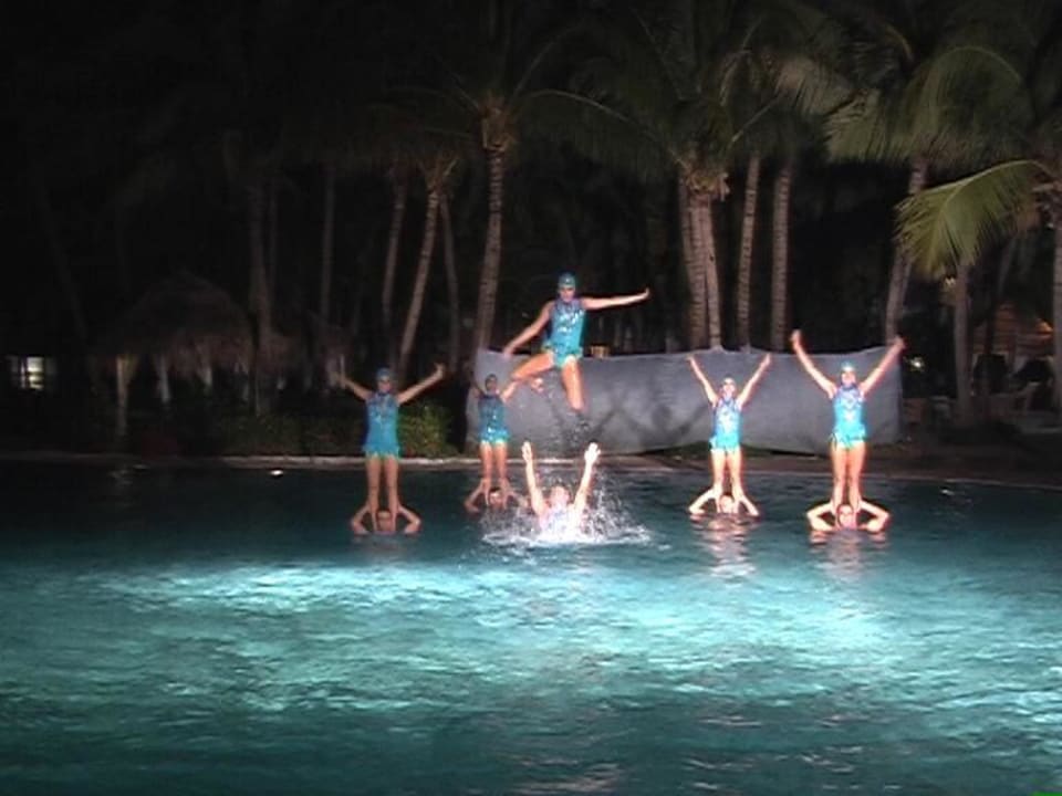 Abendshow am Pool Paradisus Varadero Resort & Spa