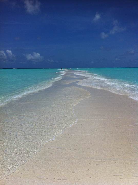 Sandbank im Norden der Insel Kuramathi Maldives