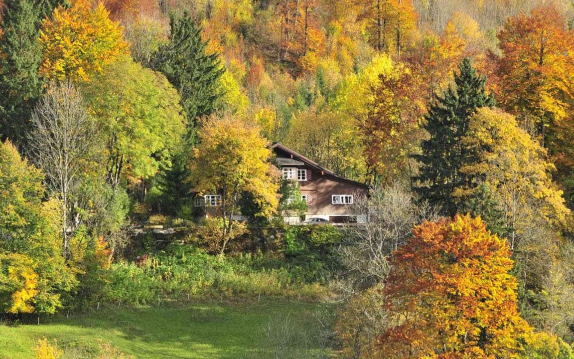 Haus Bürgle im Herbst Haus Bürgle