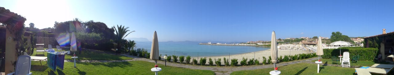 Vista 180° da residence prima fila Appartments Baia Caddinas Clubresidence