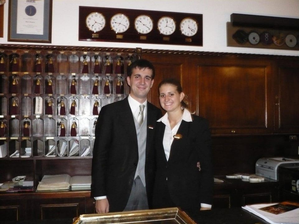 Rezeption Hotel Giorgione
