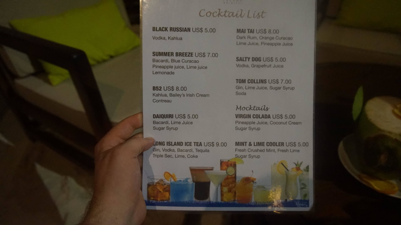 Drinki płatne Summer Island Maldives