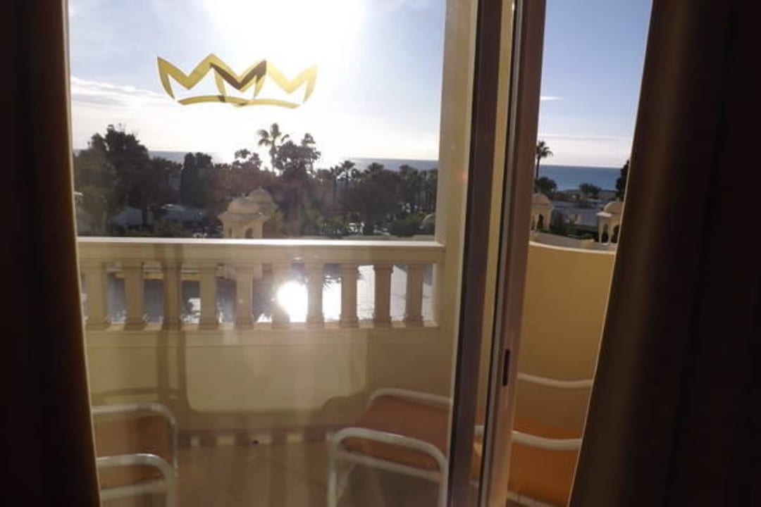 Blick auf den Balkon Steigenberger Marhaba Thalasso Hammamet