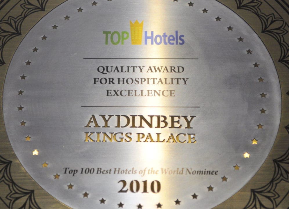 Auszeichnung Aydinbey Kings Palace & Spa
