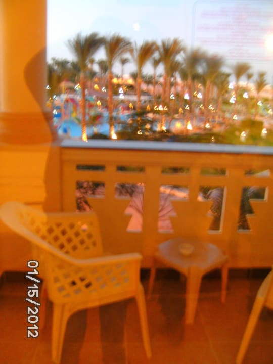 Balkon mit Poolblick Pickalbatros Palace Resort