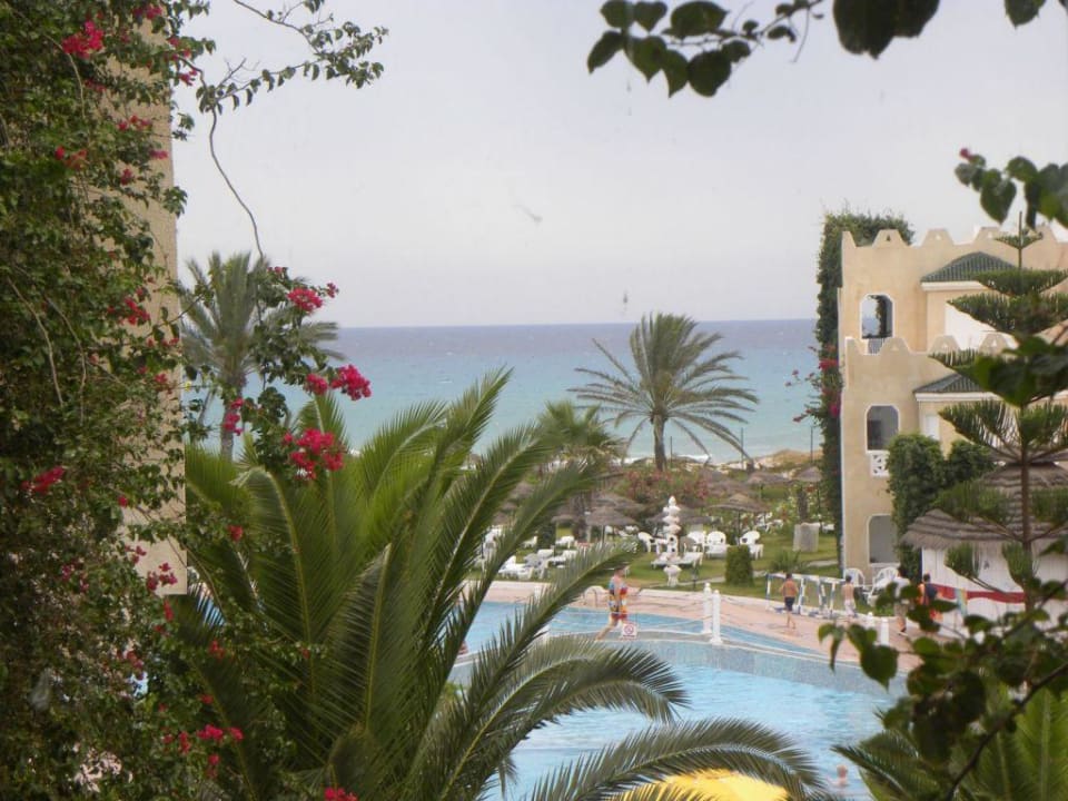 Basen i morze z 2 piętra Mahdia Beach & Aquapark