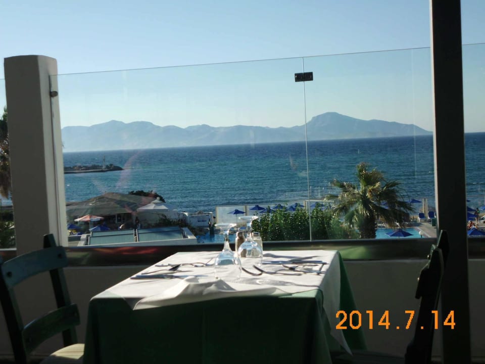 Blick vom Restaurant  Mastichari Bay Hotel