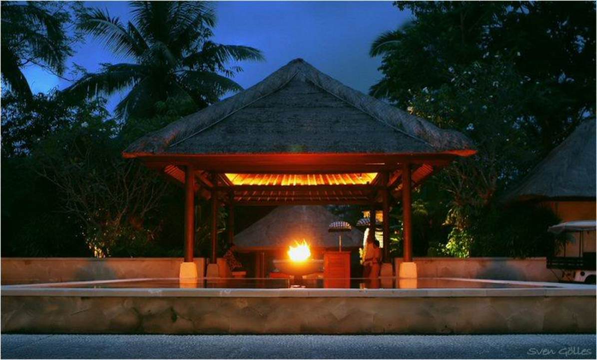 Eingang Four Seasons Resort Bali at Sayan