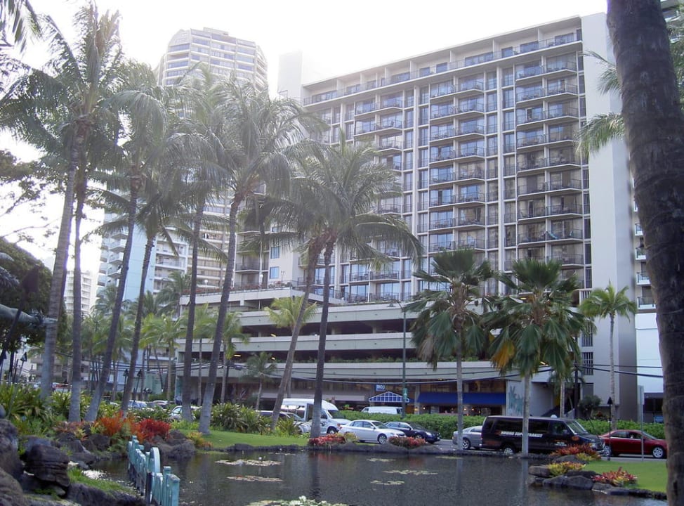 Außenansicht Hotel Aqua Palms Waikiki Hotel Aqua Palms at Waikiki