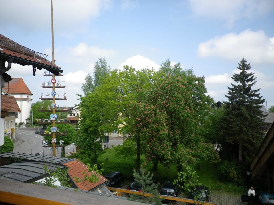Blick vom Balkon Land-gut-Hotel Zum Schildhauer