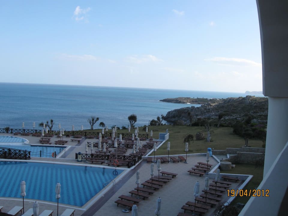 Zimmerausblick Zimmer 741 Hotel Kalithea Horizon Royal