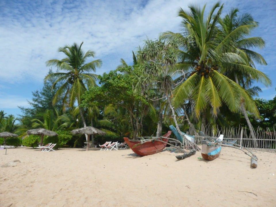 Sicht vom Strand zum Guesthouse Ibis Guesthouse