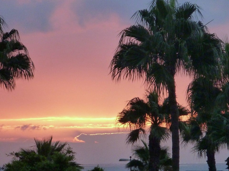 Blick von unserem Balkon-Sonnenaufgang HL Sahara Playa