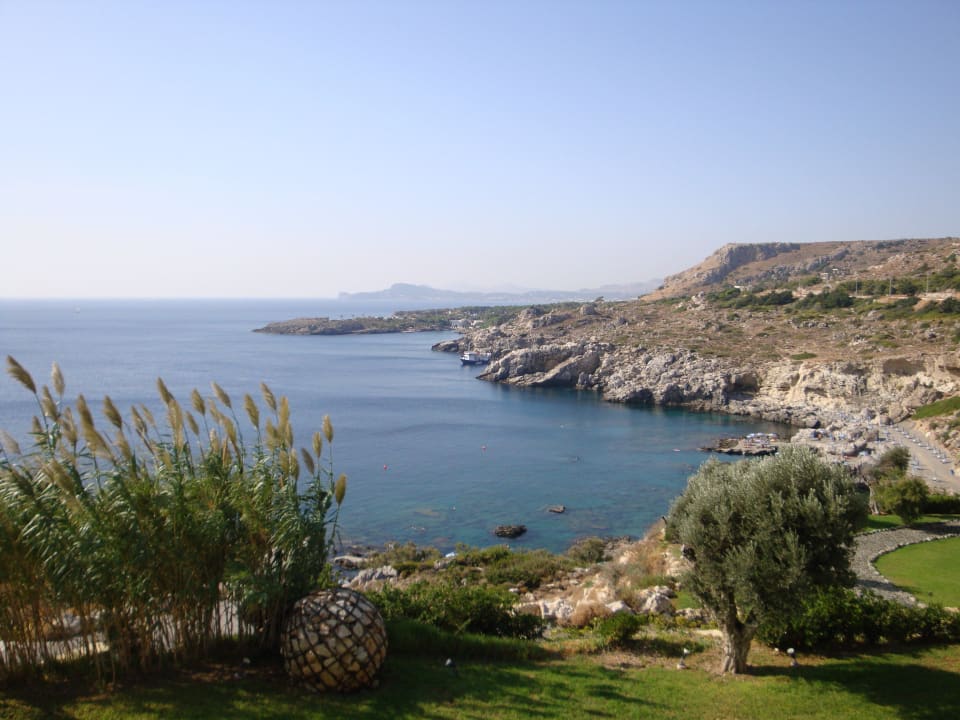 Blick vom Balkon Hotel Kalithea Horizon Royal