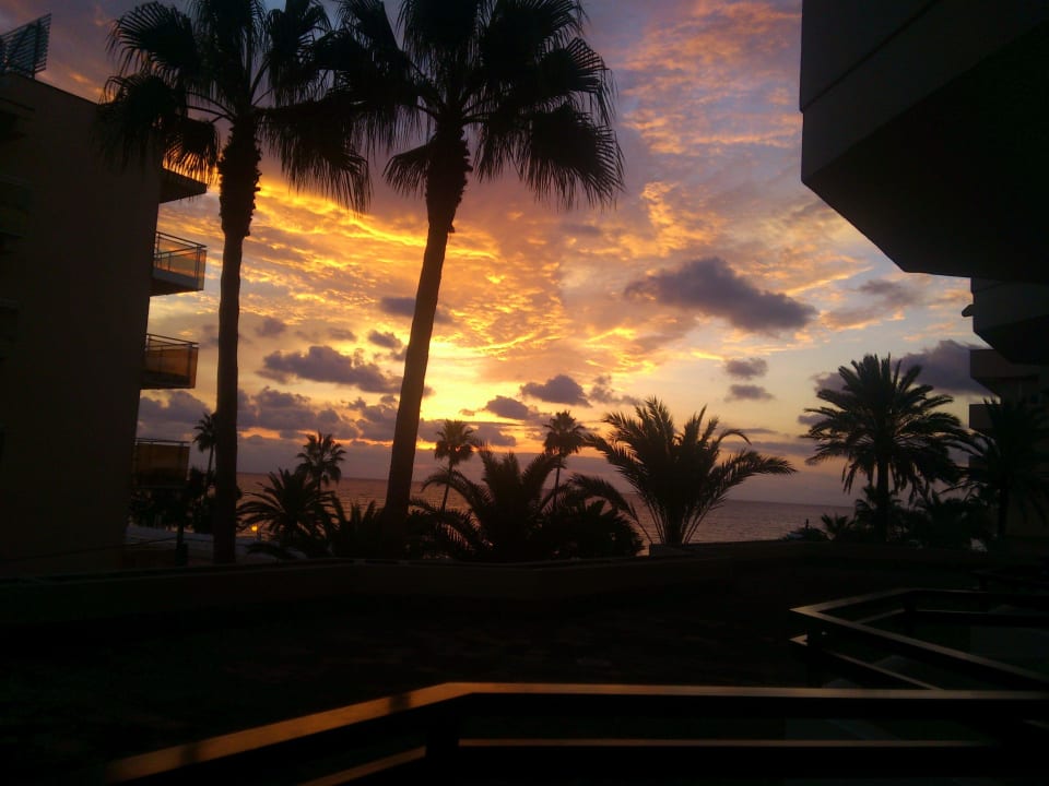 Sonnenaufgang vom Balkon Hotel Sabina Playa