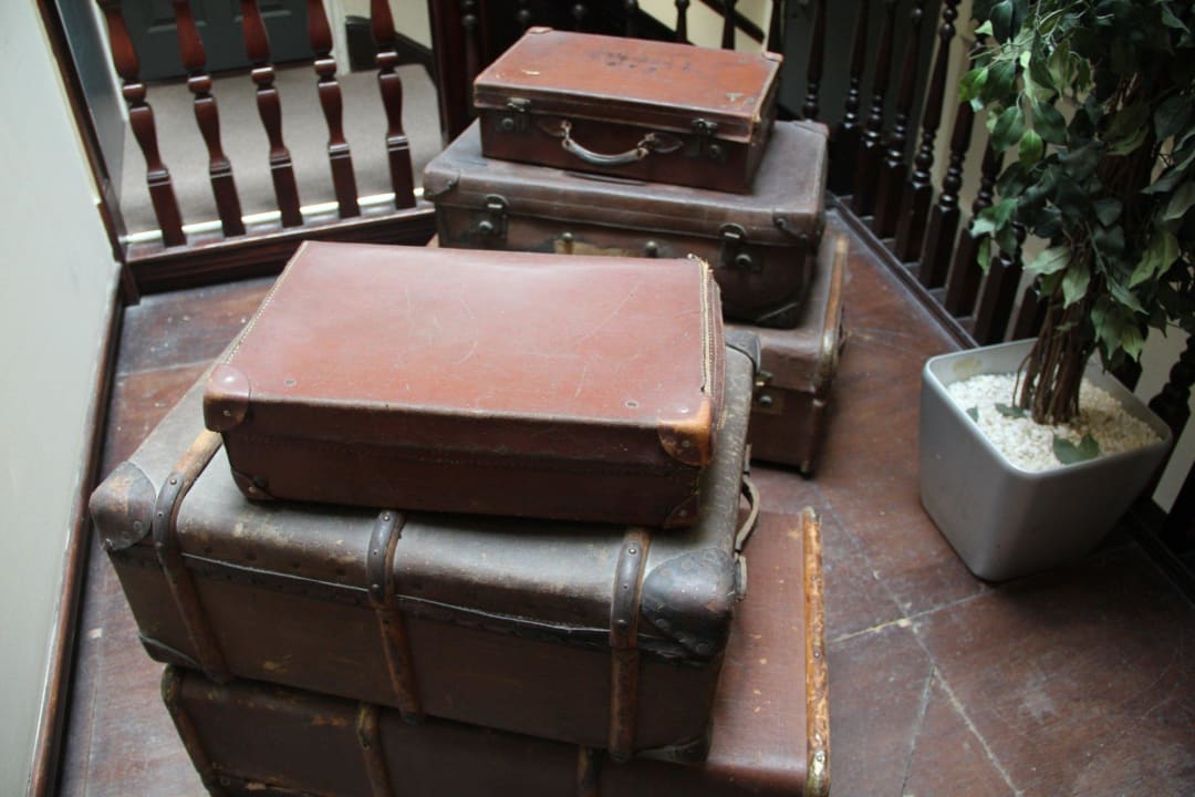 Dekoration im Treppenhaus Hotel Qudos