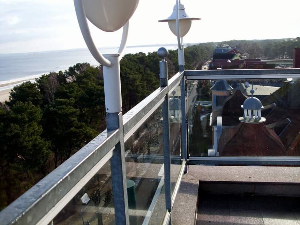 Blick nach Swinemünde Strandhotel Ahlbeck