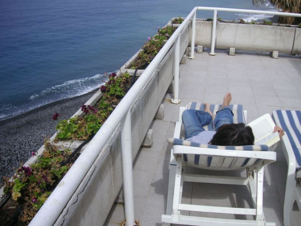 Terrasse von Zimmer im ersten Stock Melia La Palma Hotel
