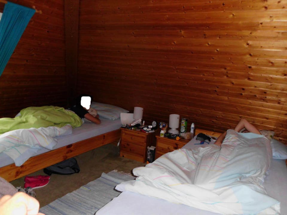 Schlafraum in der Galerie Haus Nord-Süd