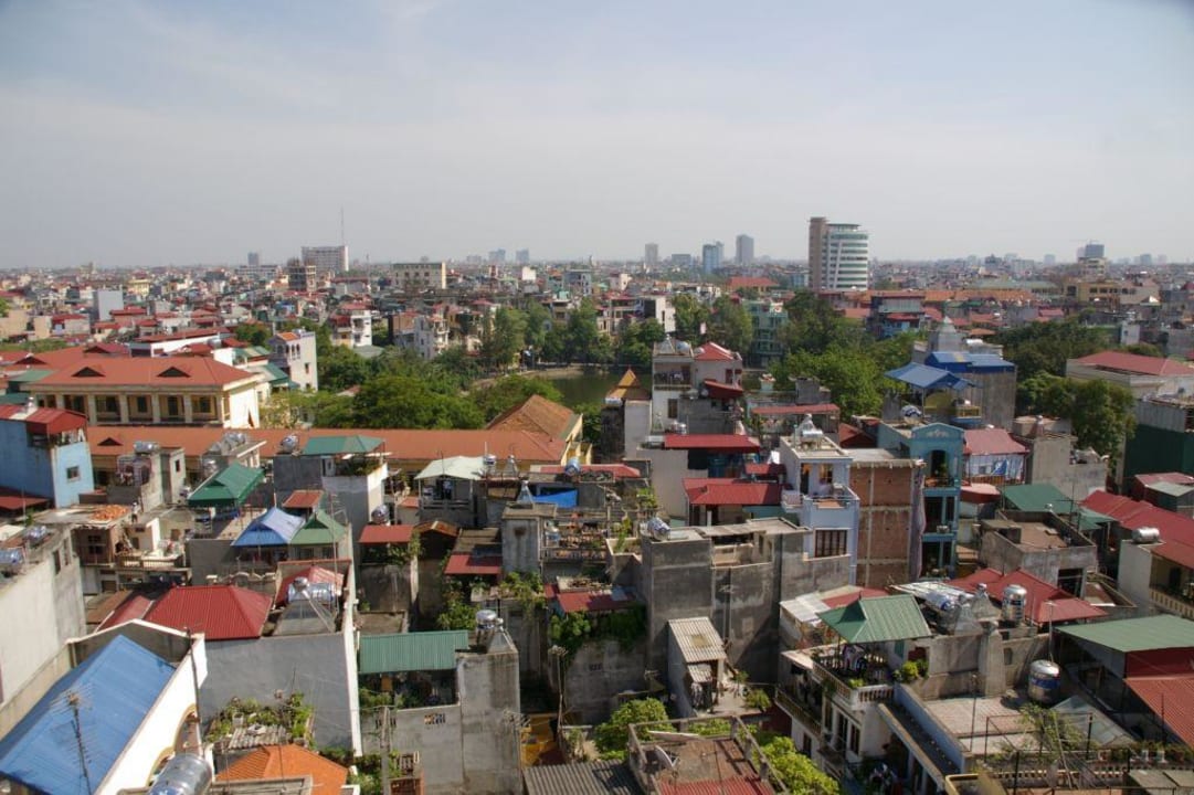 Zimmerausblick auf die Stadt Hotel Asia