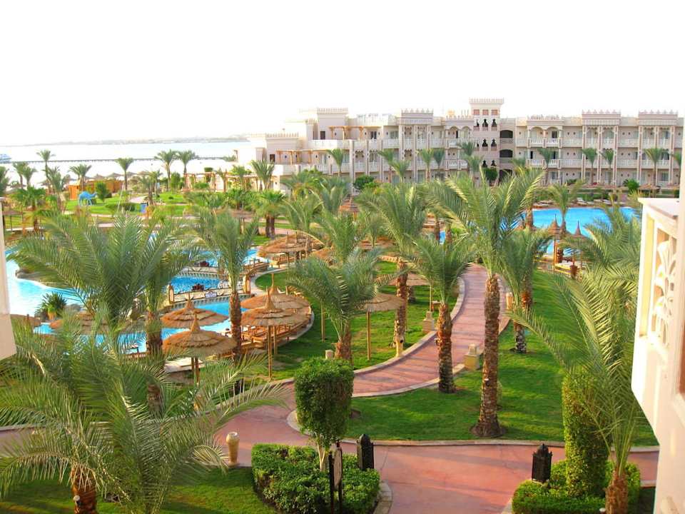 Ausblick auf Hotelanlage Pickalbatros Palace Resort