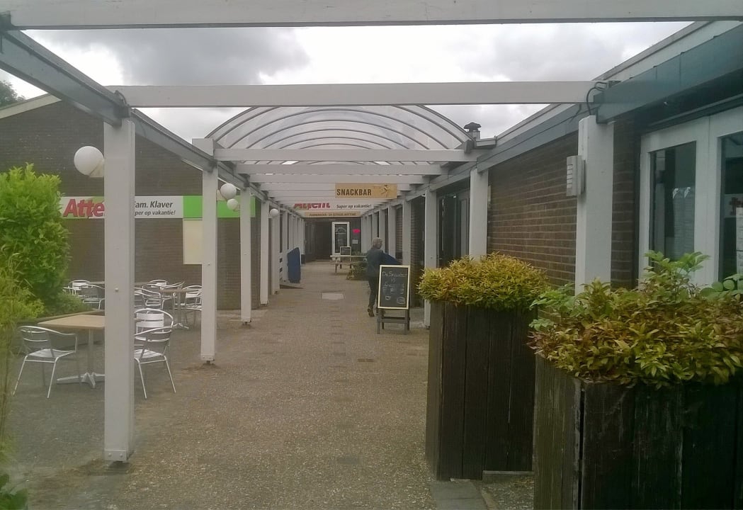 Eingang zur Bar, Restaurant, Imbiss, etc. Het Grootslag Vakantiepark