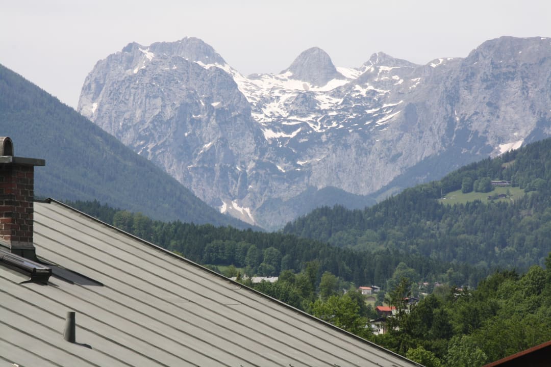 Das ist der Blick auf den Watzmann Gasthof Lichtenfels