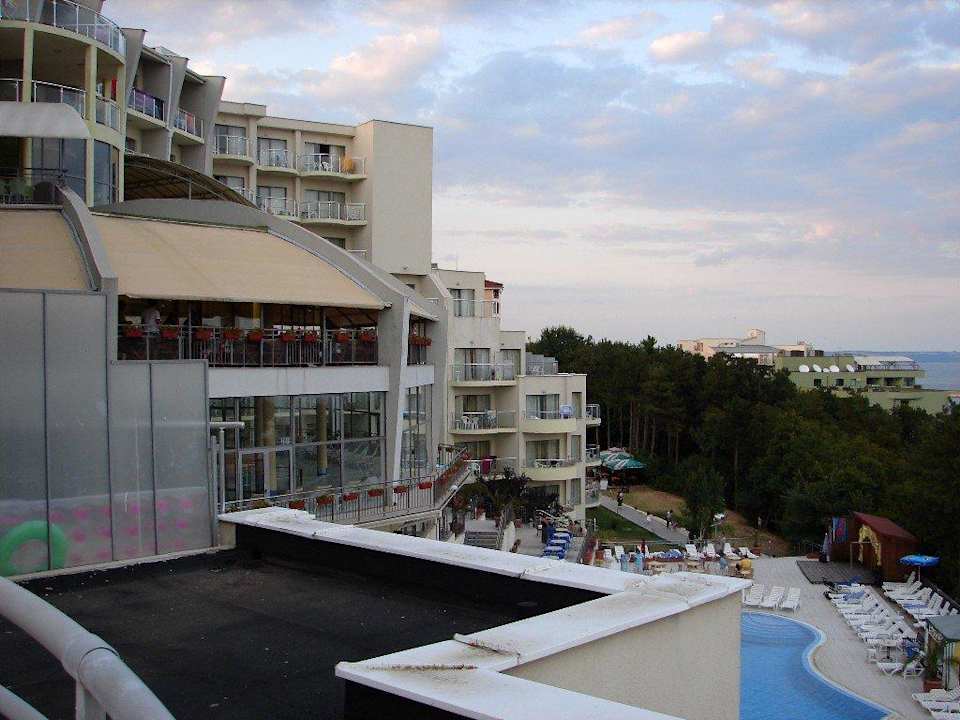 Blick vom Balkon Park Hotel Golden Beach