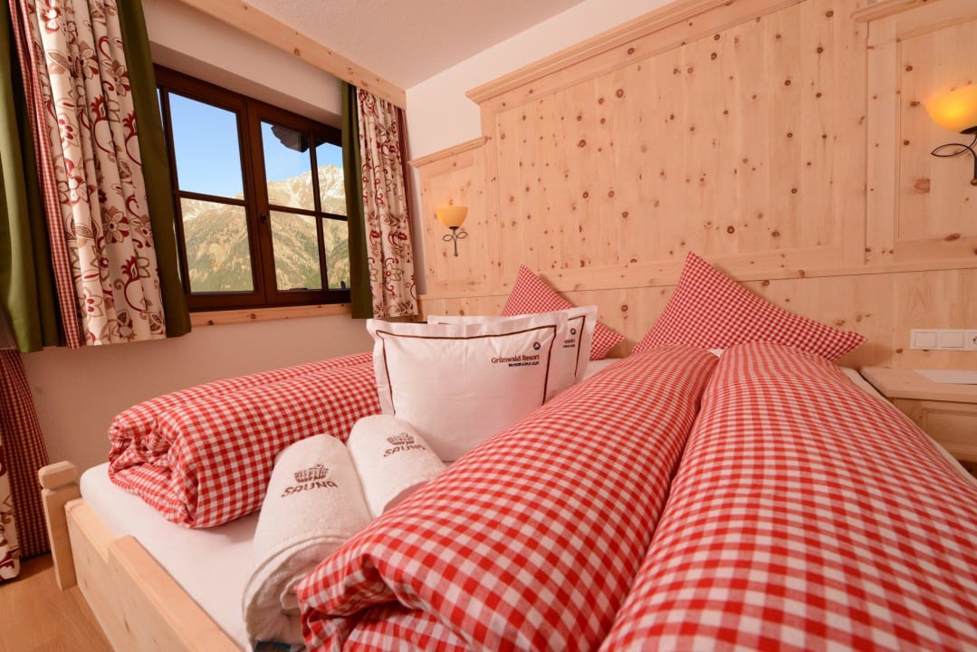Doppelzimmer Chalet 12 Personen Grünwald Resort Sölden