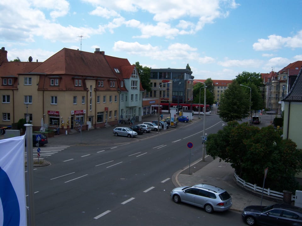 Blick aus dem Zimmer Victor's Residenz-Hotel Erfurt