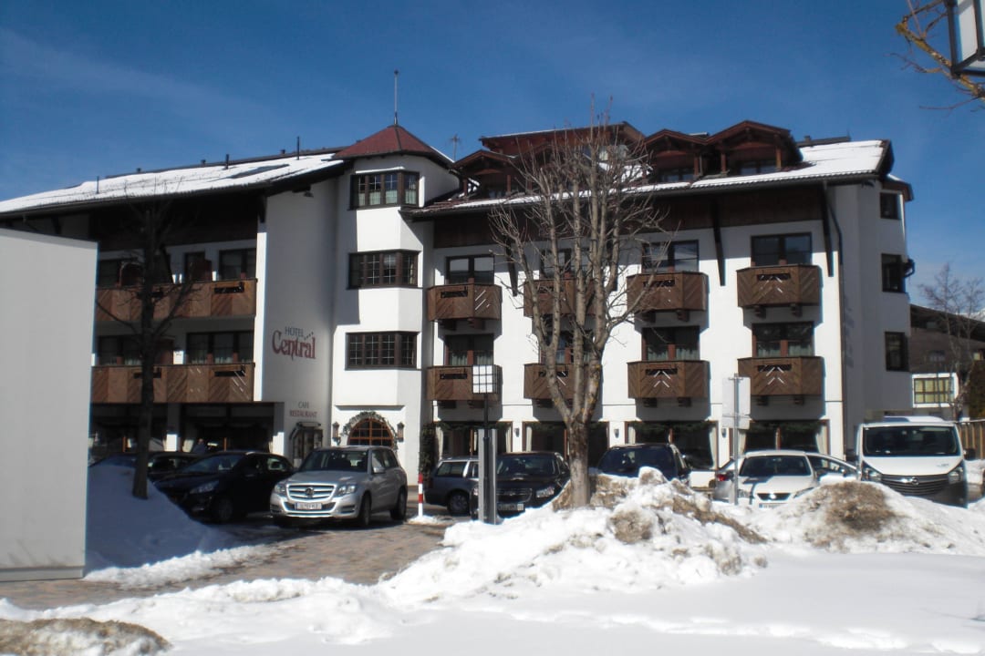 Vom Kurpark aus Hotel Central