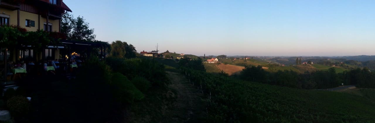 Ausblick nach Südwesten Gasthof Mahorko