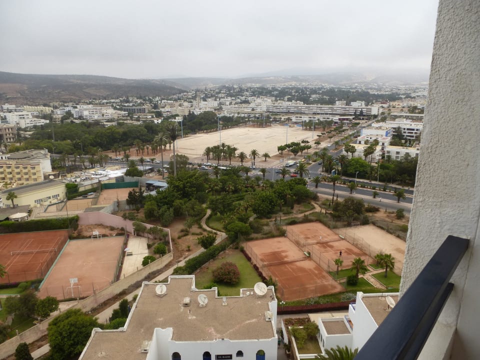 Blick aus der 9. Etage Anezi Tower Hotel