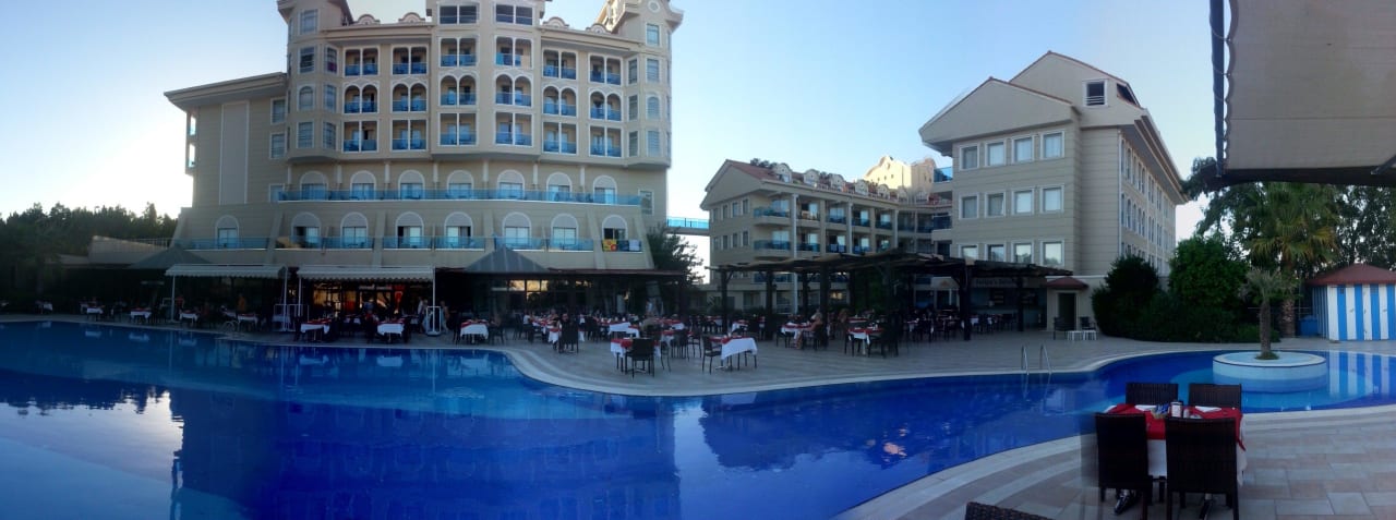Hotel back side Hotel Sultan of Side