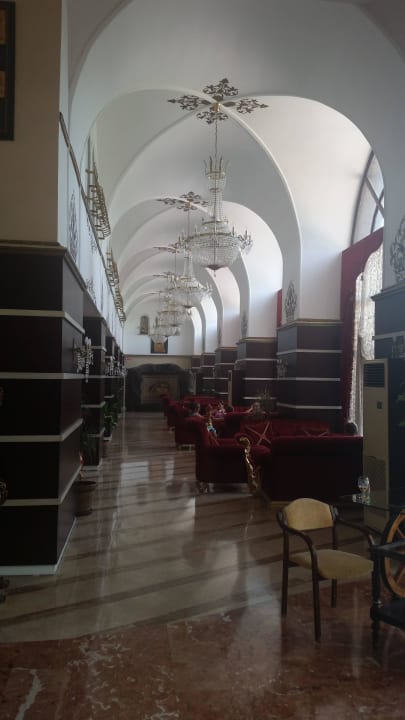 Nette Sitzgelegenheiten in der Lobby Oz Hotels Incekum Beach