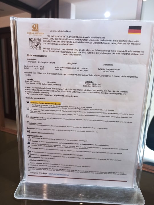 Sonstiges TUI SUNEO Chrissi Amoudia